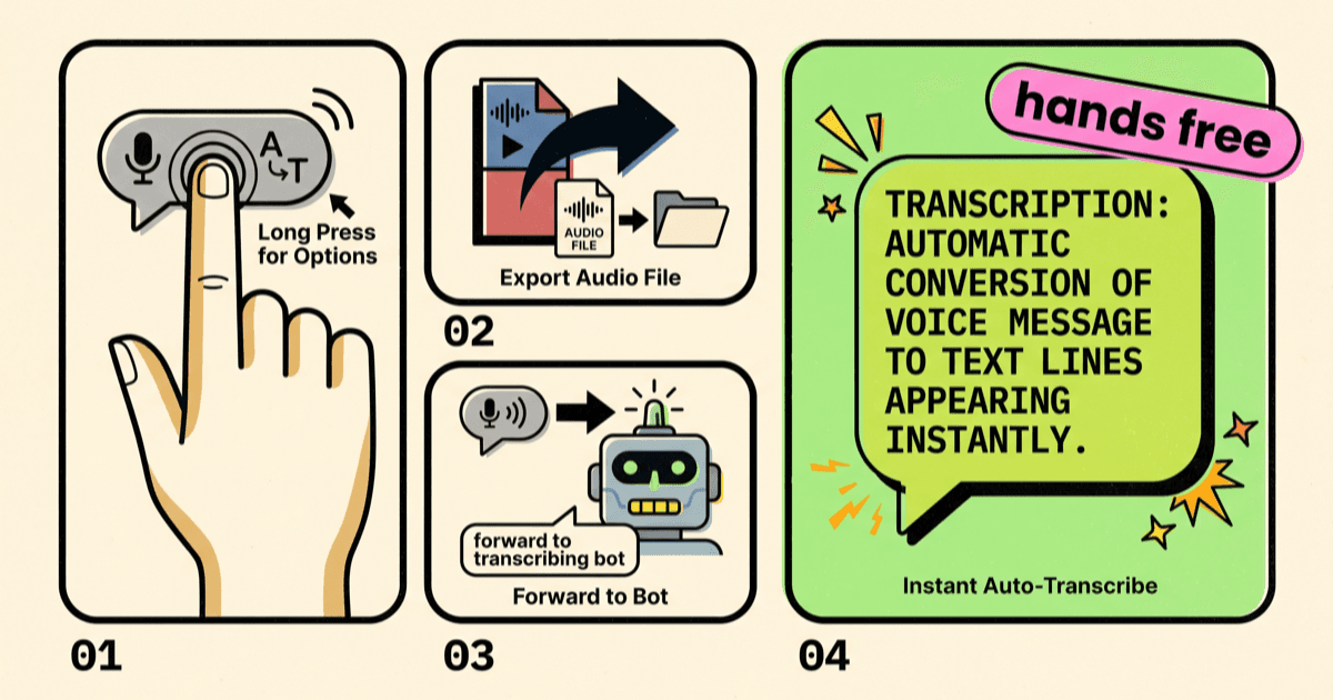 How to Transcribe WhatsApp Voice Messages: Every Method Compared (2026)